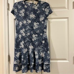 Michael Kors Navy Floral Dress